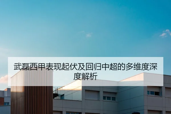 武磊西甲表现起伏及回归中超的多维度深度解析